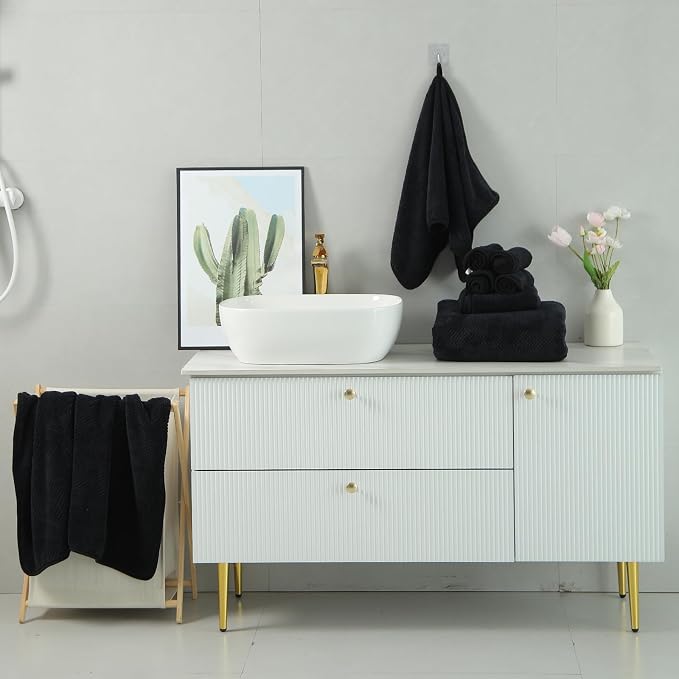 2 Piece Hand Towels Set Set 16x31 Inches, Soft Bath Sheet Towels Highly - Image 2