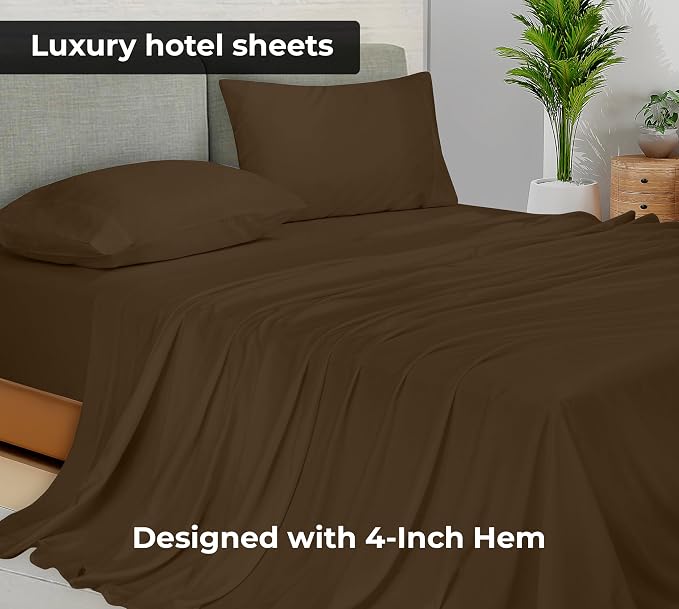 Royale Linens Queen Flat Sheet - Image 2