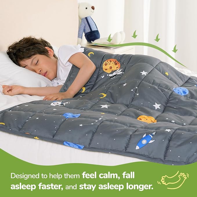 Sivio Weighted Blanket 3lbs, Small Cooling Heavy Blankets, Soft Breathable - Image 2