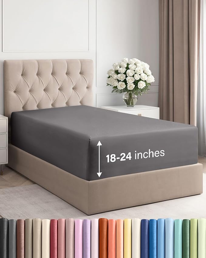 Extra Deep Twin XL Fitted Sheet by CGKUnlimited