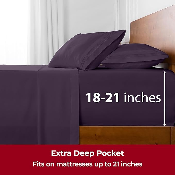 Mellanni Extra Deep Twin XL Sheets - Image 6