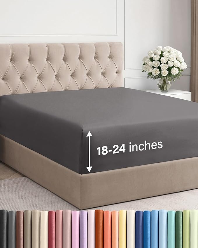 Extra Deep King Fitted Sheet by CGKUnlimited