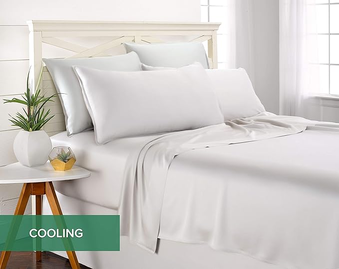 Pure Bamboo California King Sheets, Genuine 100% Organic Viscose Derived from - Image 5
