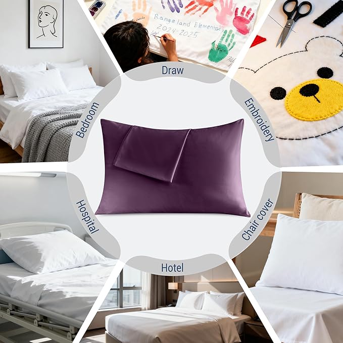 Pillowcases King 12 Pack, 20x36 Pillow Cases - Image 6
