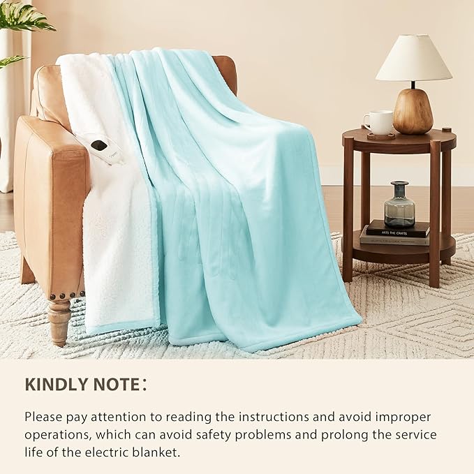 Homemate Electric Heated Blanket Twin Size - Image 6