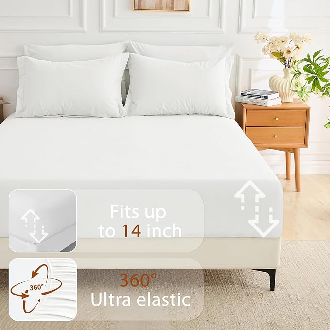 MUXHOMO 7 Pieces King Comforter Set, Soft Bed in a Bag King Size, All Season - Image 6