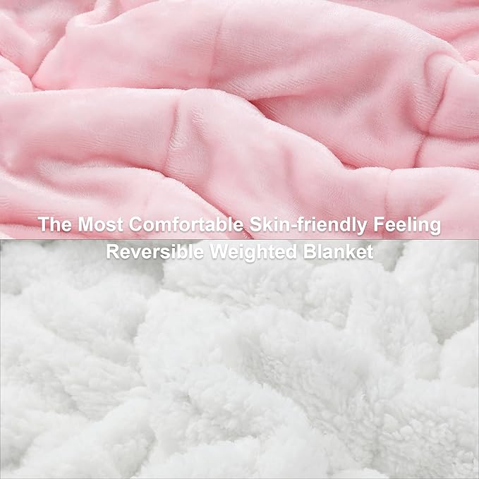 Alomidds Sherpa Fleece Weighted Blanket - Image 2