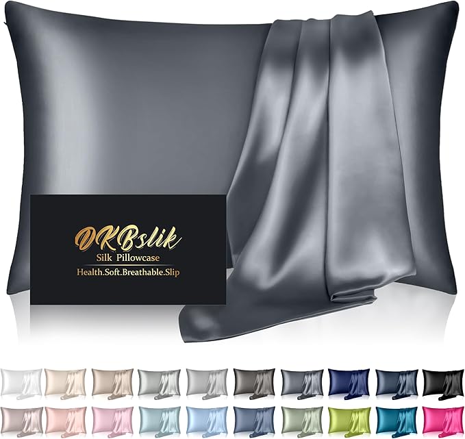Mulberry Silk Pillow Cases Standard Size, Silk Pillowcase by HOME