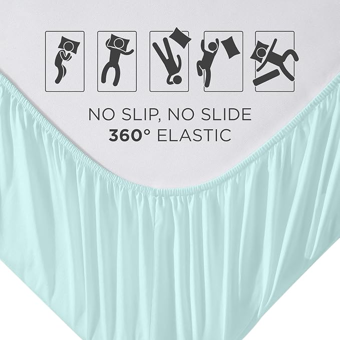 Royale Linens Fitted Sheet Twin - Image 5