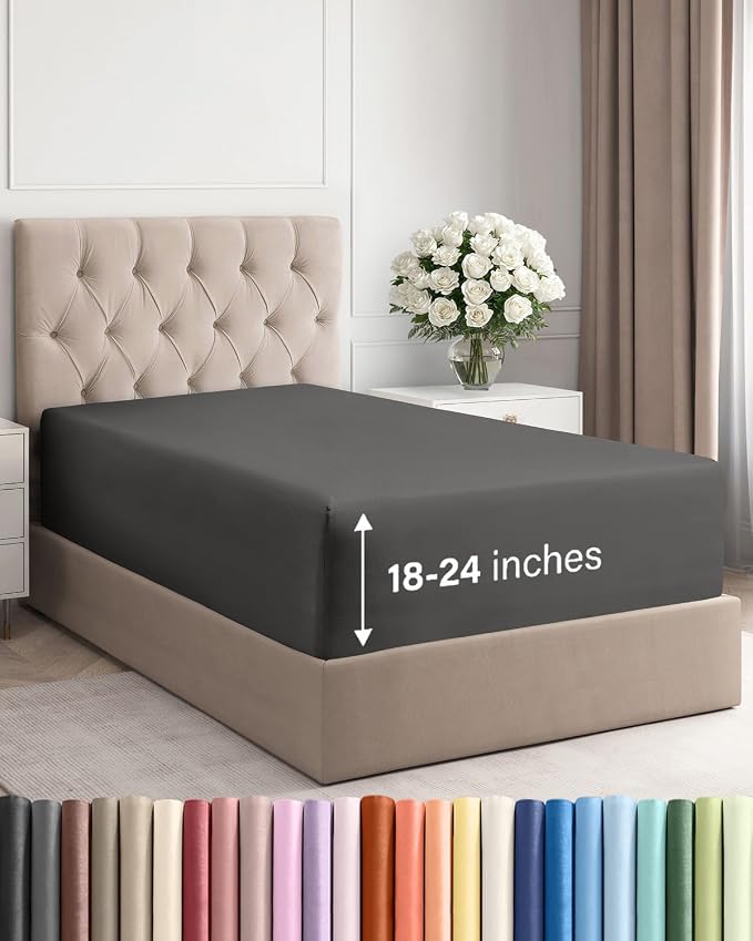 Extra Deep Twin XL Fitted Sheet by CGKUnlimited