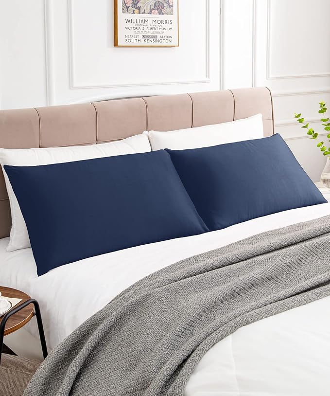 Warmstar Cotton Pillow Cases King Size Set of 2, 600 Thread Count Pillowcases - Image 2