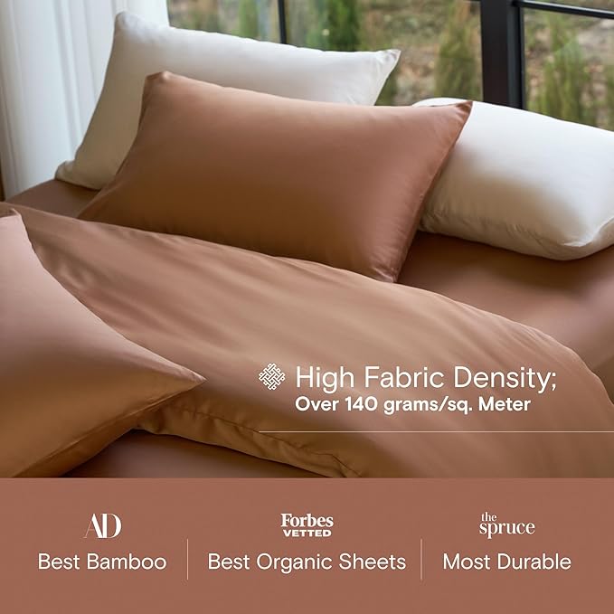 DOZ Sheet Set, 100% Viscose derived from Bamboo, Organically Grown, Buttery Soft - Image 4