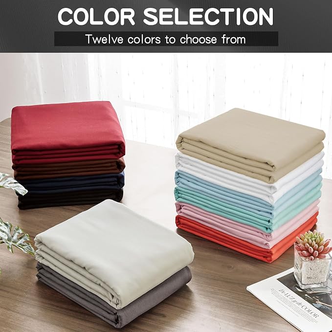 FreshCulture Queen Flat Sheets Only 2 Pack - Image 6