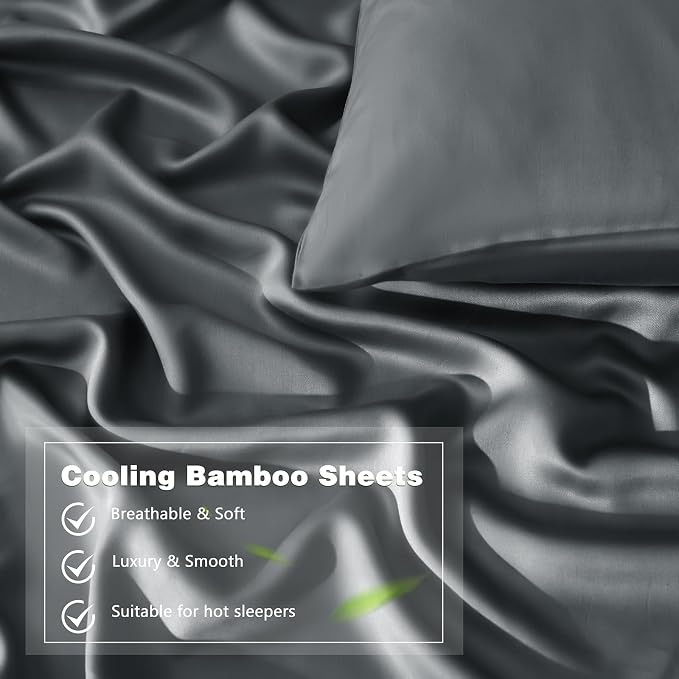 Homiest Cooling Pillow Cases Queen Size Set of 2, 100% Rayon Derived from - Image 4