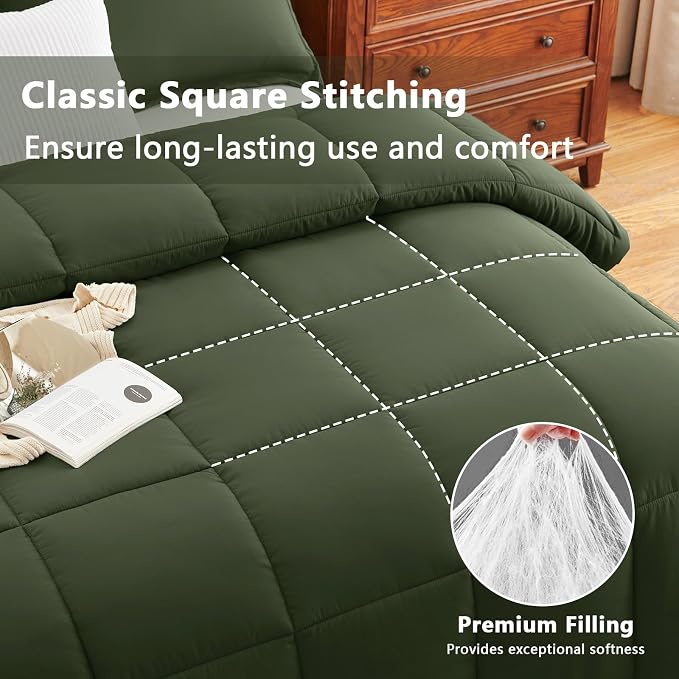 CozyLux Queen Size Comforter Set - Image 2