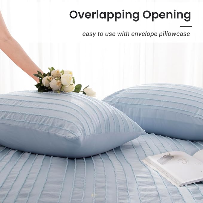 NEXHOME PRO Twin Duvet Cover, Soft and Lightweight 100% Washed Microfiber - Image 4
