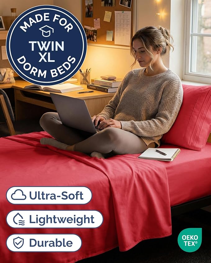 Twin XL Size 3 Piece Sheet Set - Image 2