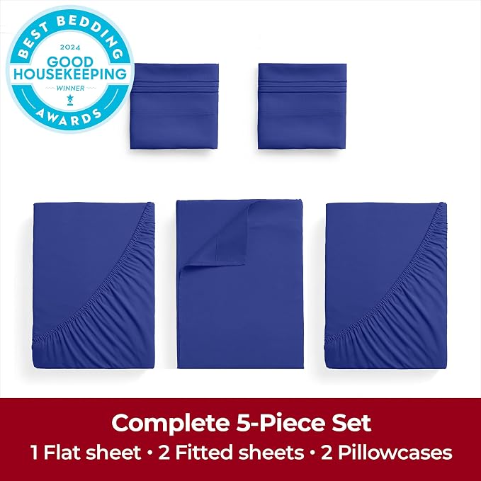 Mellanni Extra Deep Split King Sheets - Image 4