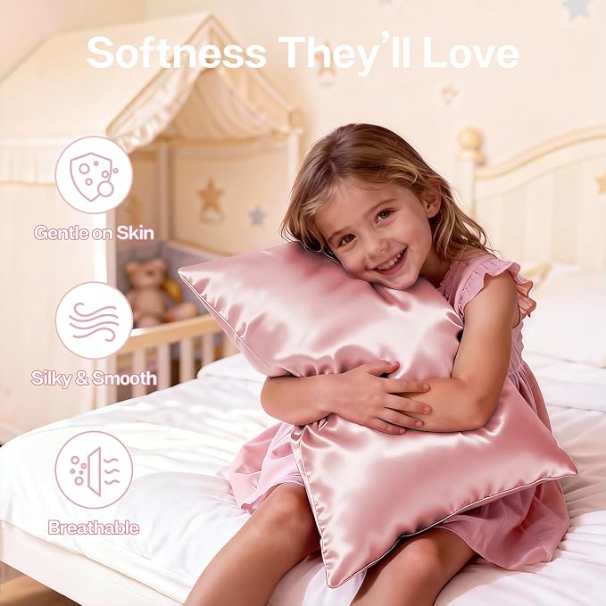MR&HM Satin Pillowcase for Hair and Skin, Silk Satin Pillowcase 2 Pack - Image 3