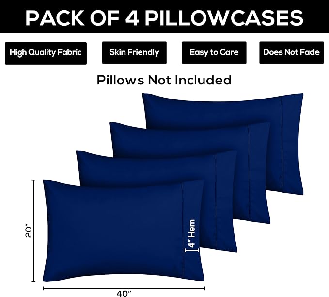 Utopia Bedding Standard Pillow Cases - Image 3