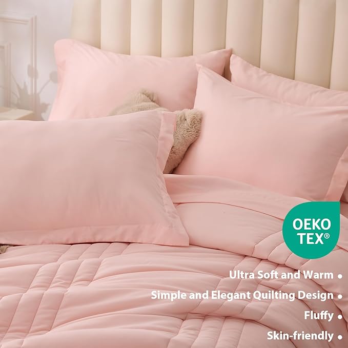 King Comforter Set Pink - Image 5