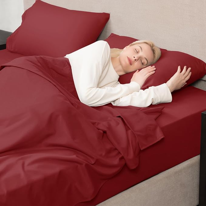 Mejoroom King Size Bed Sheet Set - Image 6