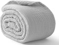 100% Cotton Muslin Blanket 40" x 40", Breathable and Lightweight Cotton Throw by Kozyhvn