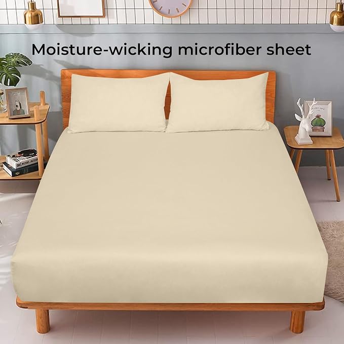 Royale Linens Fitted Sheet Queen - Image 2
