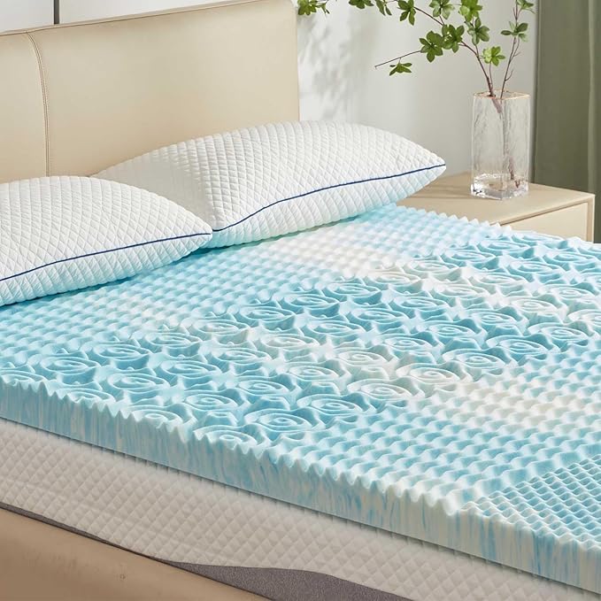 SINWEEK Mattress Topper Memory Foam Mattress Topper 1.5 Inch Queen Soft by SINWEEK