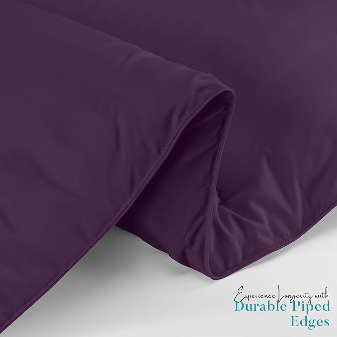 Utopia Bedding Queen Comforter Duvet Insert, Quilted Plum Comforter - Image 6