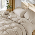 SONORO KATE 100% French Linen Duvet Cover King Size, Soft Breathable by SONOROKATE