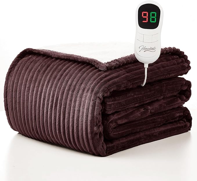 Homemate Electric Heated Blanket Full Size by Homemate