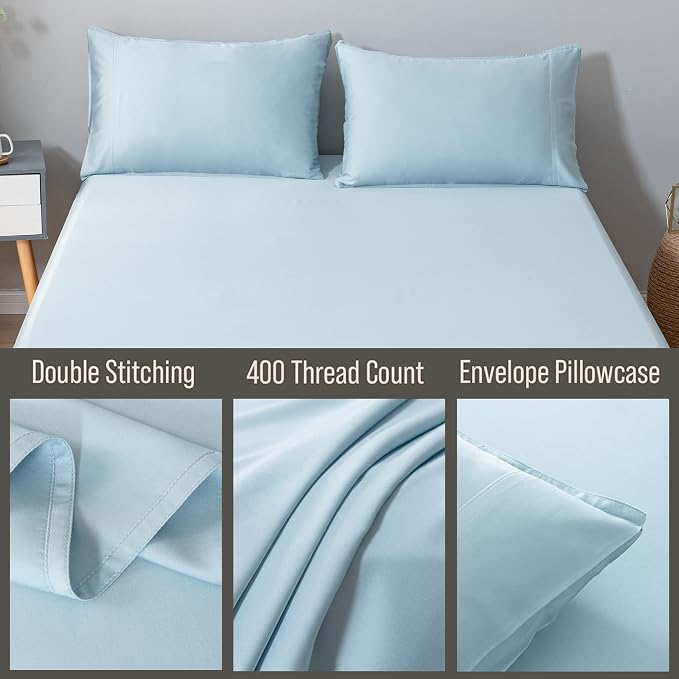 Bella Coterie | Luxury Bamboo Viscose Queen Size Pillowcase Set | 100% - Image 3