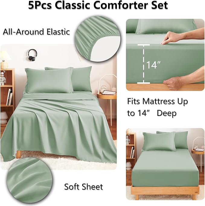CozyLux Twin Comforter Set - Image 4