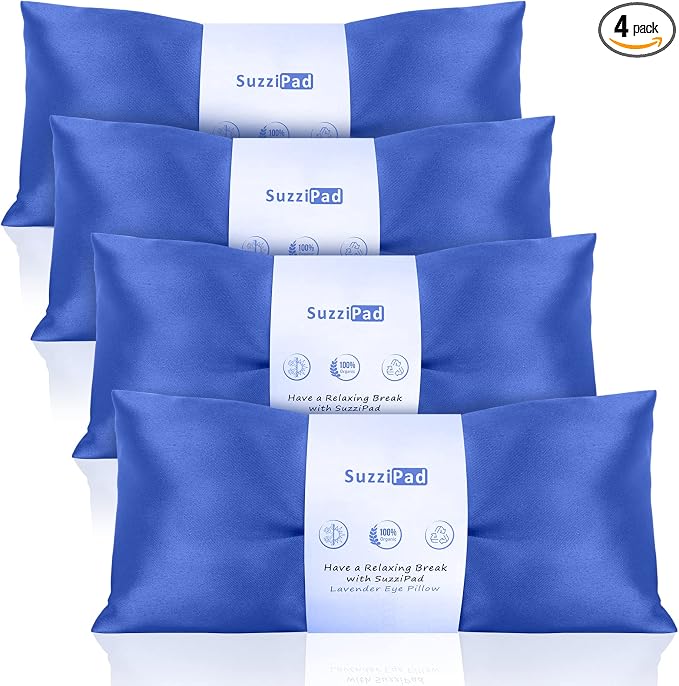 SuzziPad Lavender Eye Pillows for Relaxation by SUZZIPAD
