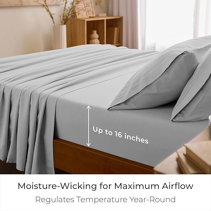 Mellanni California King Sheets Set - Image 4