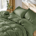 SONORO KATE 100% French Linen Duvet Cover Queen Size, Soft Breathable by SONOROKATE
