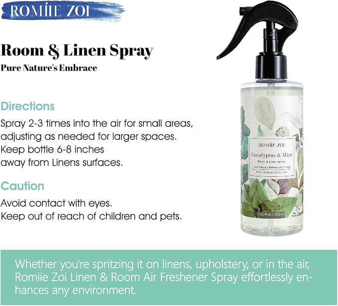 ROMIIE ZOI Linen & Room Air Freshener Spray Room Mist, - Image 2