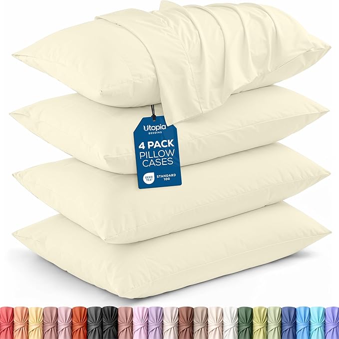 Utopia Bedding Queen Pillowcases by UTOPIABEDDING