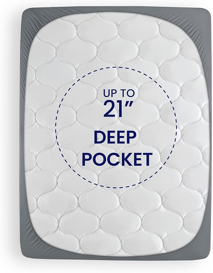 SLEEP ZONE Twin XL Mattress Pad - Image 5