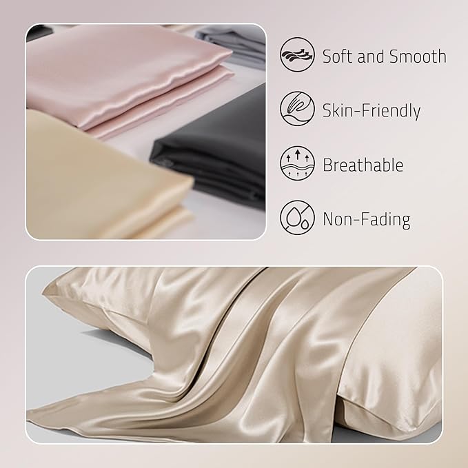 Gabire Mulberry Silk Pillowcase - Image 2