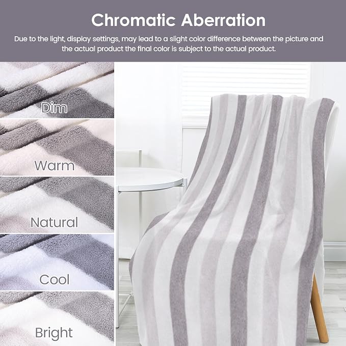 JML Microfiber Bath Towels Set of 2, Super Absorbent, Fast Drying Large Bath - Image 8