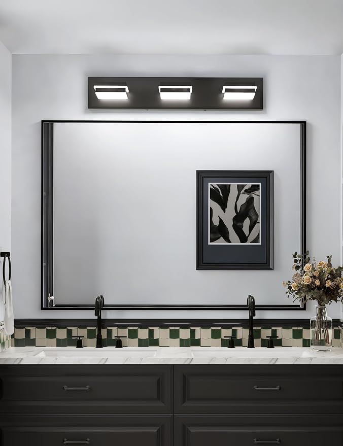 VOLISUN Modern Black Bathroom Vanity Light Fixtures, 5CCT Dimmable Bathroom - Image 7