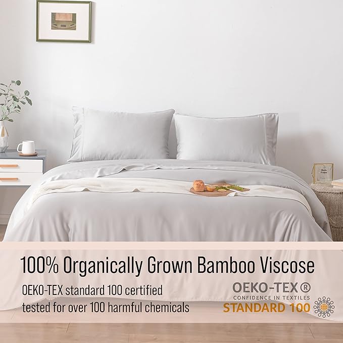 Bella Coterie | Luxury Bamboo Viscose Queen Size Pillowcase Set | 100% - Image 4