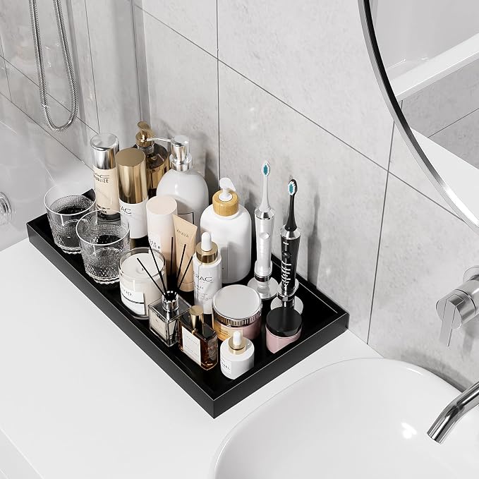 ZHWS Black Bathroom Vanity Tray - Image 3