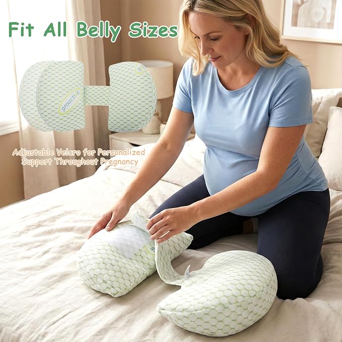 Pregnancy Pillows for Sleeping, Pregnancy Wedge Pillow for Side Sleeping - Image 3