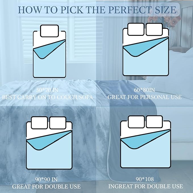 Cooling Blanket Twin Size, Cold Blanket Thin Lightweight Breathable Soft - Image 7