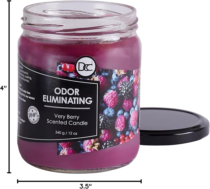 Very Berry Odor Eliminating Highly Fragranced Candle - Image 8