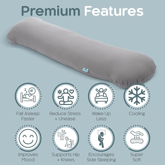 SleepCloud Weighted Body Pillow 6.5lbs - Image 3