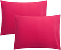 FLXXIE Pillow Cases Standard Size, Soft Microfiber Pillow Covers by FLXXIE